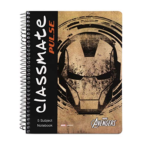 Classmate Pulse Single Line 5-Subject Notebook - 240mm x 180mm, 60GSM, 250 Pages
