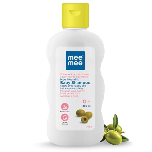Mee Mee Gentle Baby Shampoo 400ml | For Daily Moisturizing Enriched with Olive Extracts…