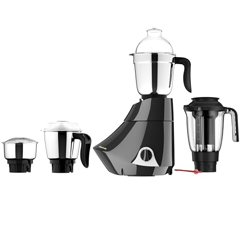 Butterfly Smart 750 Watts Mixer Grinder with 4 Jars | 3 Stainless Steel Jars & 1 Juicer…