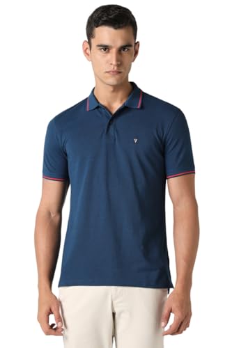 Van Heusen Men's Regular Fit Polo T-Shirt (VSKP517S011419_Nautical M)