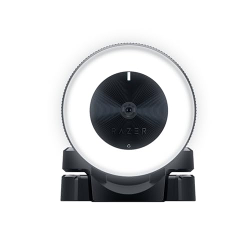 Razer Kiyo Streaming Webcam: 1080p 30 FPS / 720p 60 FPS - Ring Light w/Adjustable Brigh…