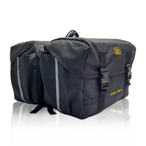 GR GOLDEN RIDERS | Mini Basic V2 | Double Side 48 L Motorcycle Saddle Bag for Bike | Po…