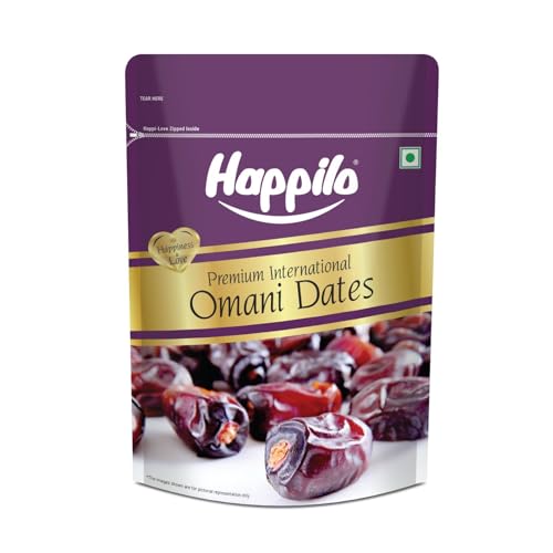 Happilo Premium International Omani Dates 500g | Healthy snacks, Dry fruits, Khajoor, K…