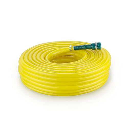 Garbnoire 15 Meter 0.5 Inch PVC Yellow Water Pipe| Lightweight, Durable & Flexible| Hos…