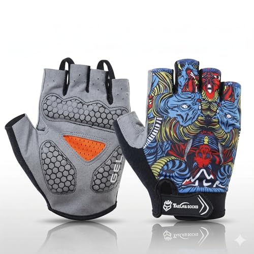 JERN Microfiber Cycling Gloves with Anti-Slip Gel Padding, X-Large, Grey