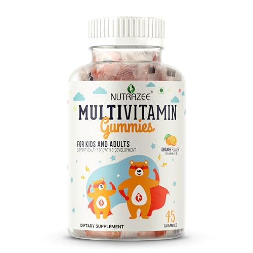 Nutrazee Multivitamin Gummies for Kids, Men & Women, 45 Gummy Bear