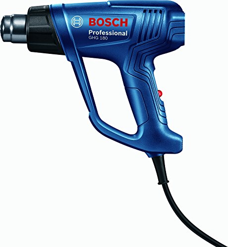 BOSCH GHG 180 Hot Air Gun/Heat Gun | 1800W | 3 Temperature Stages (60/350/550°C) | 1-Se…