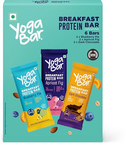 Yogabar Breakfast Bars Variety Pack | Daily Protein Bar | High Energy & Nutrition Bars…