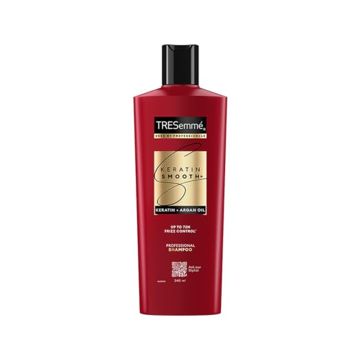 TRESemmé Keratin Smooth Shampoo 340 ML | 72H Frizz Control with Keratin Protein & Argan…