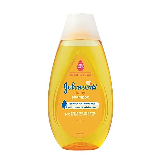 Johnson's Baby No More Tears Baby Shampoo, 200ml | With Aloe & Vitamin B5 | Helps Clean…
