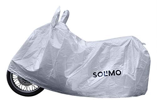 Amazon Brand - Solimo - Water Resistant Bike Cover (Silver) compatible with Classic 350