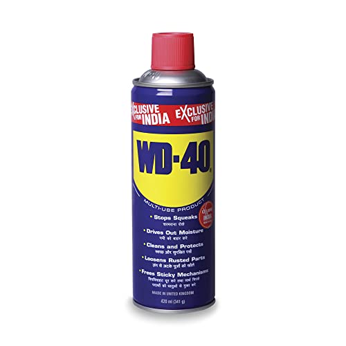 WD-40 Multipurpose Spray, Rust Remover, Cleans Bike Chains, Hinge Lubricant, Loosens Ja…