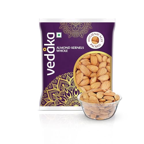 Amazon Brand - Vedaka Almonds | 200 g | California Almonds | 100% Natural Badam Giri |…