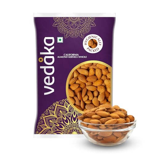 Amazon Brand - Vedaka Almonds | 1 Kg | California Almonds | 100% Natural Badam Giri | R…