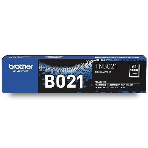 Brother Toner TN-B021 Has 2600 Pages Yield Compatible with HL-B2000D HL-B2080DW HL-B210…