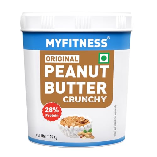 MYFITNESS Original Classic Peanut Butter Crunchy 1.25kg | 28g Protein to Boost Energy |…