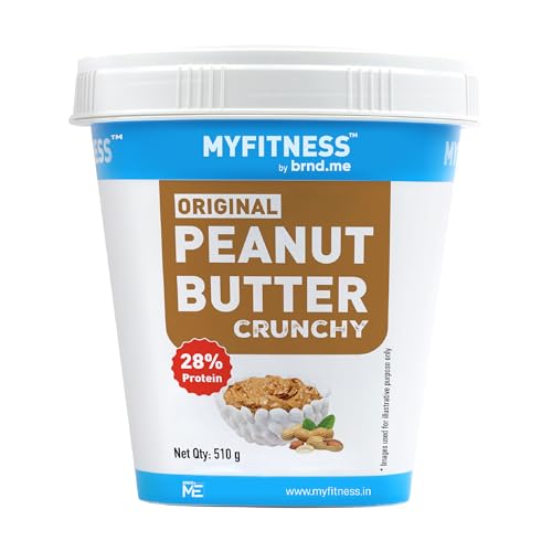 MYFITNESS Original Peanut Butter Crunchy 510 grams | 28g Protein Per 100g to Boost Ener…