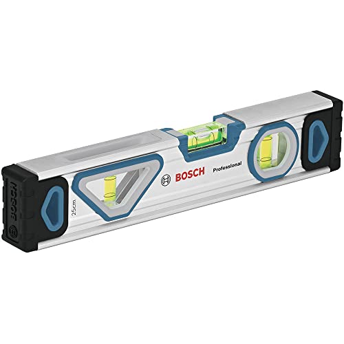 BOSCH Professional 25 cm Durable Aluminum Frame Magnetic Spirit Level - Precision Tool…