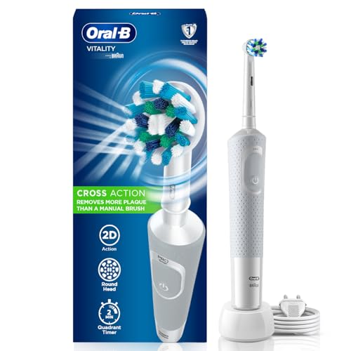 Oral-B Vitality Rechargeable Rotating Electric Toothbrush for Adults | 2 Brushing Modes…