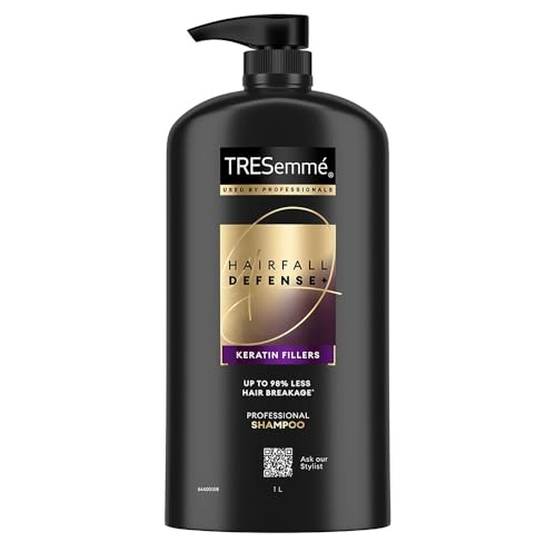 TRESemme Hairfall Defense+ Shampoo 1000ml With Keratin Fillers | Longer and Stronger ha…