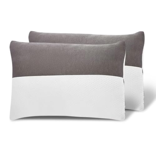 Wakefit Standard Sleeping Pillow Set of 2 with Adjustable Height | 27 x 16 Inch | Soft…