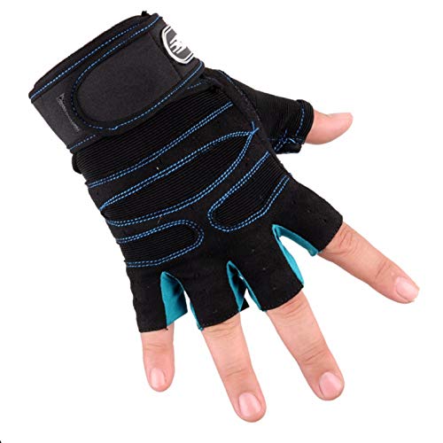LAFILLETTE Shockproof Anti-Slip Outdoor Professional Road Bike Bicycle Half Finger Cycl…