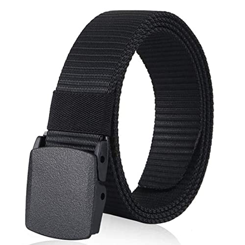 ZORO Men's Nylon Fabric Belt for Men, Plastic Flap Buckle, fits on upto 40 inches waist…