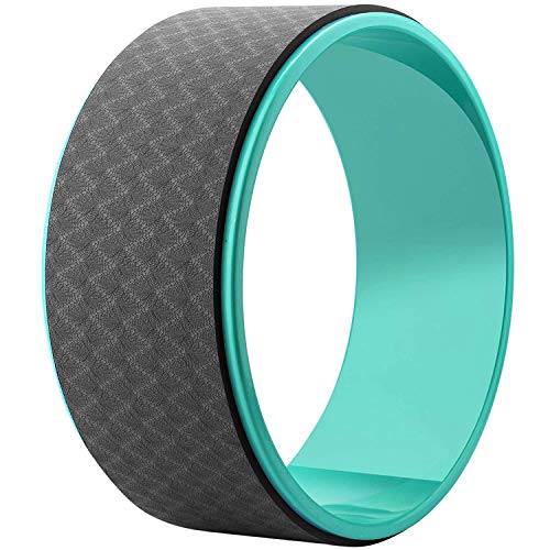 Bodylastics 13” Yoga Wheel for Back Bends, Stretching Roller Workout, Exercise Accessor…