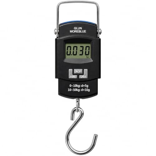 GLUN® Electronic Portable Digital Luggage Weighing Scale, WH-A08 50 kg/110 lb, LED Scre…