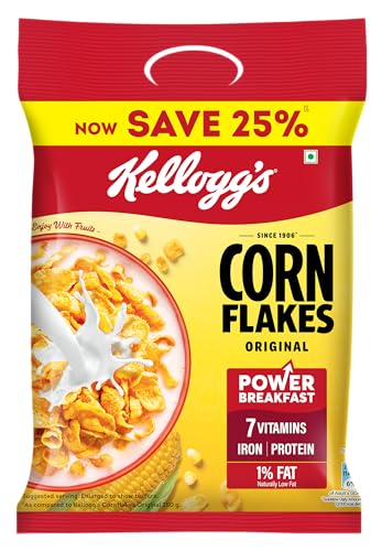 Kellogg's Corn Flakes Original | Power of 5: Energy, Protein, Iron, Calcium, Vitamins B…