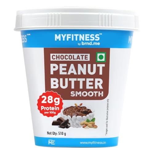 MYFITNESS Peanut Butter Chocolate Spread Smooth 510g | 28g Protein & 6g Fiber | Tasty &…