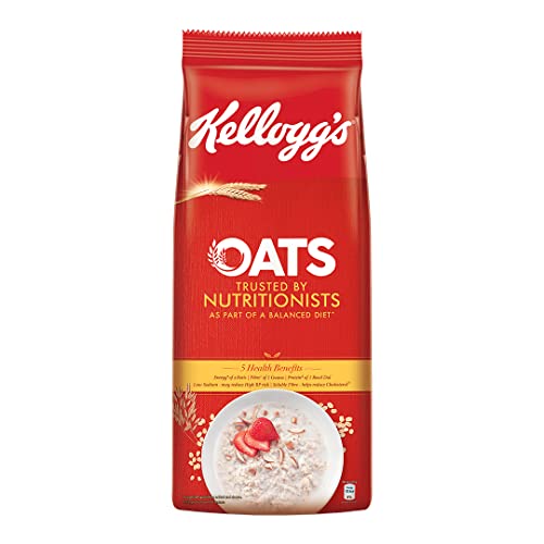 Kellogg's Oats 2kg, Trusted by Nutritionists | Energy of 2 Rotis, Protein of 1 Bowl Dal…