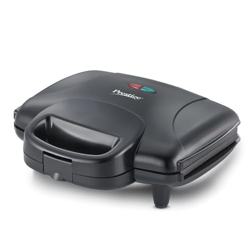 Prestige PGMFD 800 Watt Grill Sandwich Toaster | Non-Stick Grill Plates | Heat Resistan…
