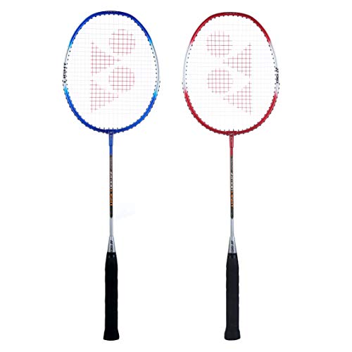 YONEX ZR 100 Light Aluminium Badminton Racquet with Full Cover (Blue & Red, Made in Ind…