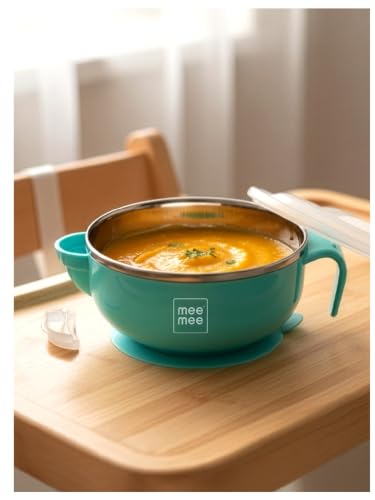 Mee Mee Temperature Control Feeding Bowl with Lid | Silicone Suction Base | Keeps Food…