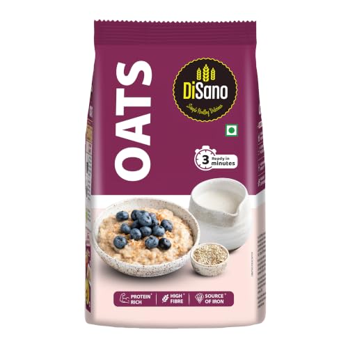 DiSano Oats 1kg, Instant Oats, Wholegrain, High Fibre, Source of Protein
