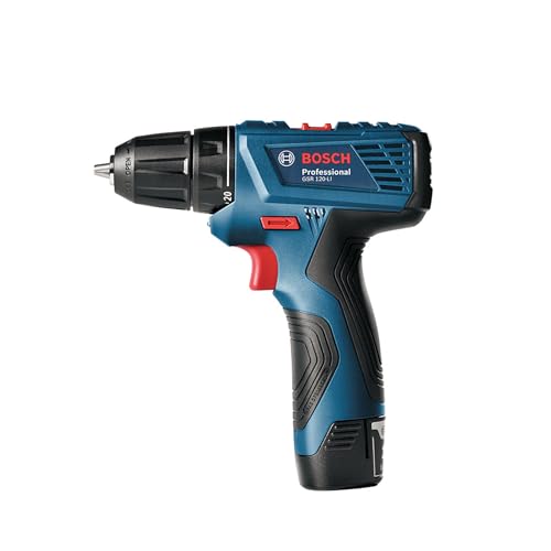 BOSCH Professional GSR 120 Li Cordless Drill Driver | Speed (1st/2nd)- 0-400/0-1500 RPM…