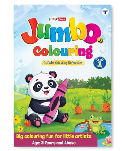 Blossom Jumbo Creative Colouring Book for Kids 3 to 5 Years Old | Drawing, Coloring, Pa…
