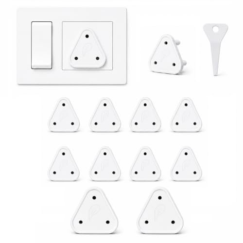 PROTOWARE 12 Piece Baby Safety Child Proofing Electric Socket Plug Guards Switch Board…