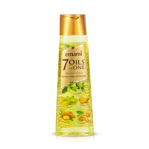 Emami 7 Oils in One Hair Oil | Makes Hair 20x Stronger and Manageable | Coconut Oil, Am…