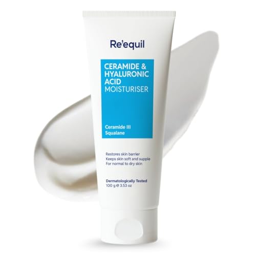 RE' EQUIL Ceramide & Hyaluronic Acid Moisturiser | Moisturizer For Face | Barrier Repai…