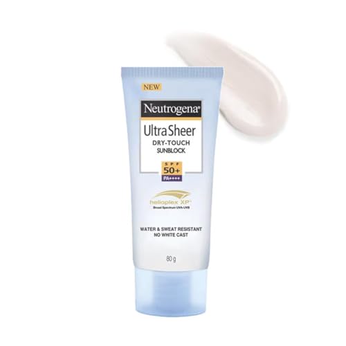 Neutrogena Ultra Sheer Sunscreen SPF 50+ PA++++| Broad Spectrum UVA/UVB | Blue light pr…