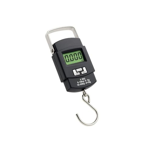 Atom A08/A302 Digital Luggage Scale | 50Kg Capacity | LCD Display & Hook