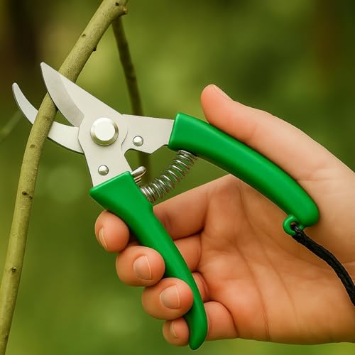Kraft Seeds Plant Cutter for Garden with Premium Stainless Steel Lock, Sharp Edges - Tr…