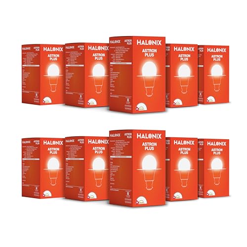 Halonix 10W B22 LED Cool Day Light Bulb, Pack of 10