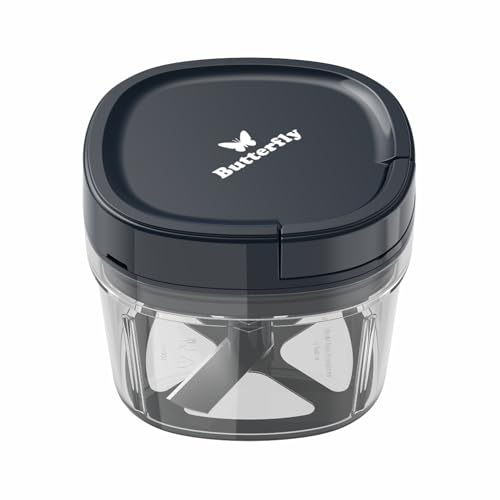 Butterfly Premium Plastic Vegetable Chopper 600 ml Blue