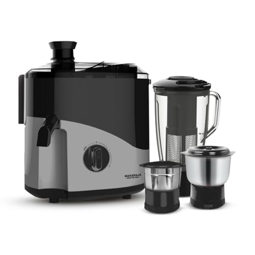 Maharaja Whiteline Odacio Plus 550-Watt Juicer Mixer Grinder With 3 Versatile Jars | Fo…