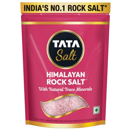 Tata Himalayan Rock Pink Salt, 1kg Pouch, Premium Sendha Namak, With Natural Trace Mine…