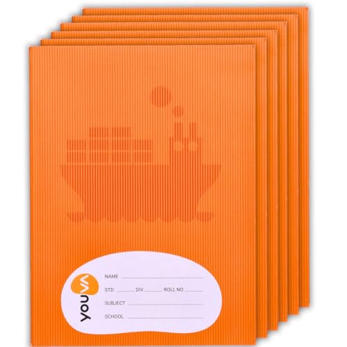 YOUVA Navneet Youva | Soft Bound | Brown Note Book | 18X24 Cm | Single Line | 92 Pages…
