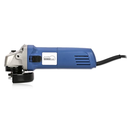WONDERCUT WC-AG-6-100 Angle Grinder, 750W, 4 Inch (100mm), 11000 RPM, 3-Position Auxili…